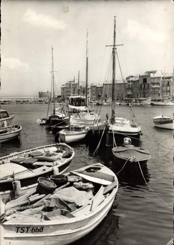 Die Ufer der Riviera — Der Hafen — Société des Éditions de France, Saint-Tropez - Vorderseite