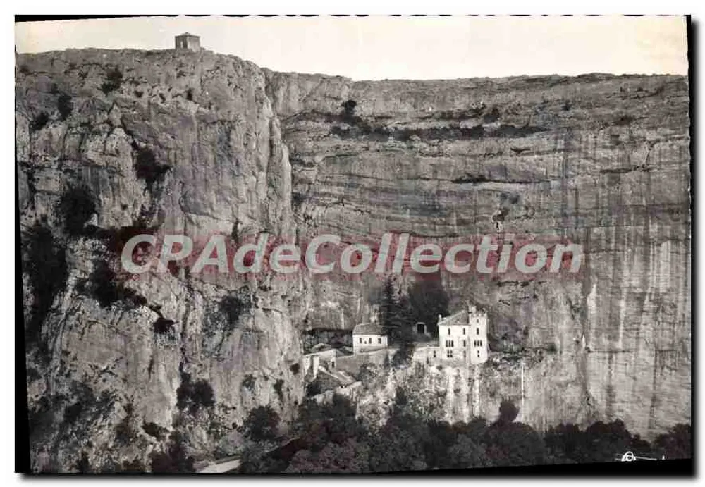 La Ste-Baume - Plan-d'Aups (Var) — Luftbild der Grotte und Kapelle des St-Pilon — Éditions Aériennes CLM, Agen - Vorderseite