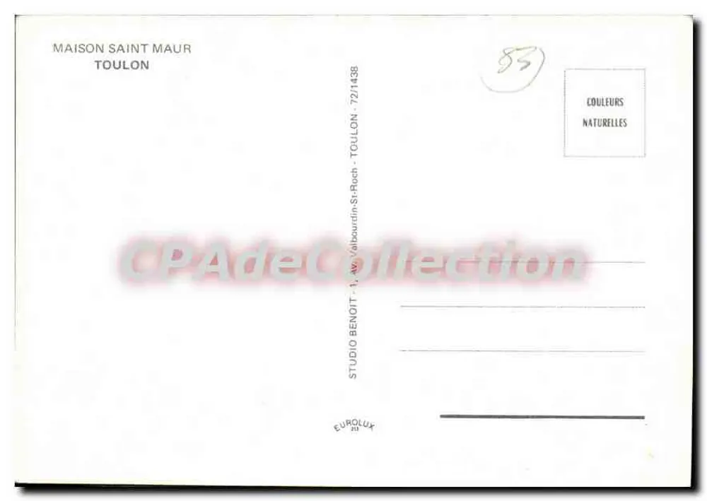 Casa Saint Maur — Toulon — Studio Benoit - Verso