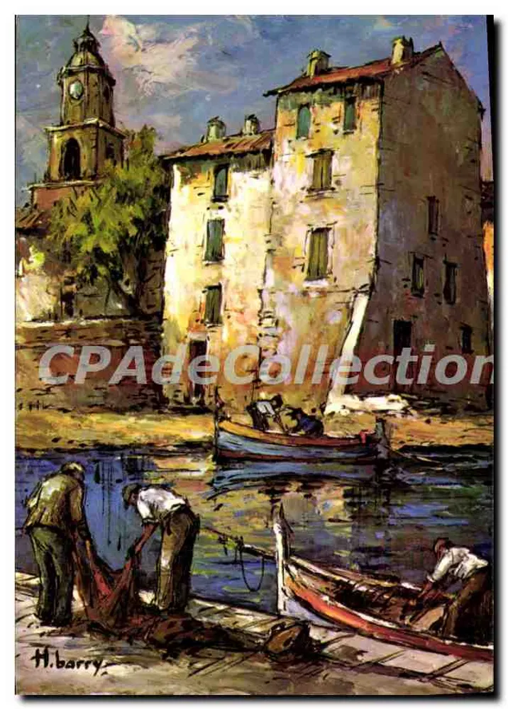 Saint-Tropez — Der Hafen der Fischer — Éditions des Trogliliers, Nr. A.110 - Vorderseite