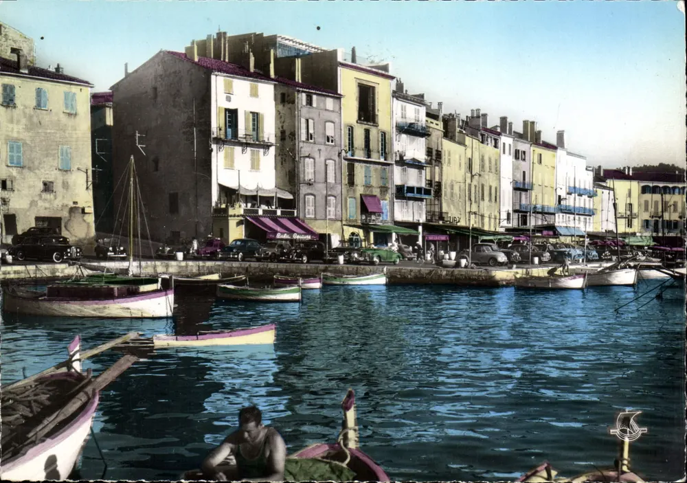 Saint-Tropez (Var) — A Vista do Porto de Pesca — Edição LYNÁ PARIS - Frente