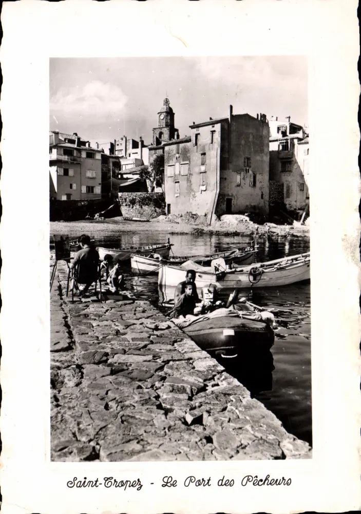 Saint-Tropez - O Porto dos Pescadores — Sociedade Edições da França, Saint-Tropez - Frente