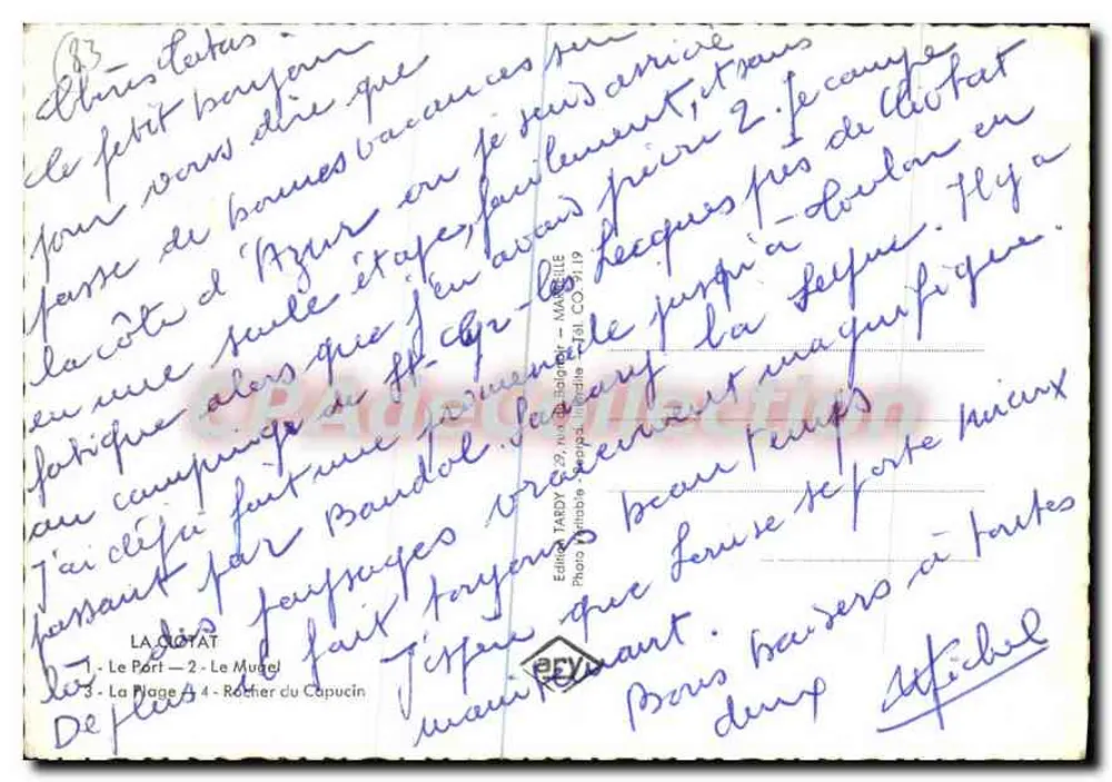 La Ciotat — vista panorâmica — editor Ary - Verso