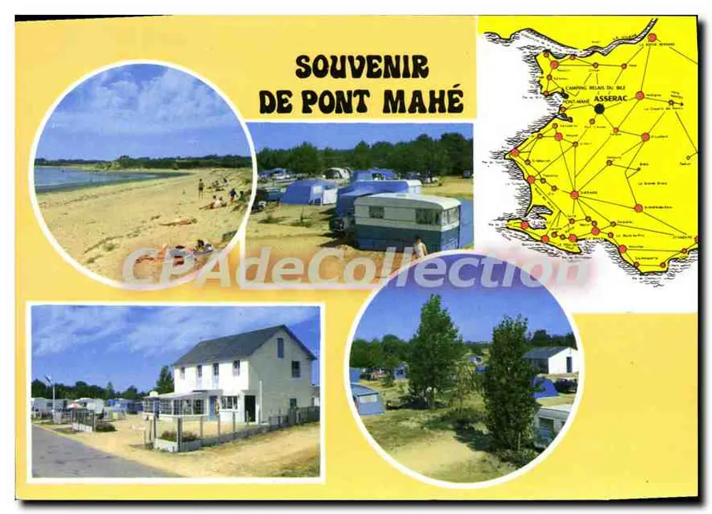 Pont-Mahé — Camping Relais du Bile — Imprimeur Combier - Vorderseite