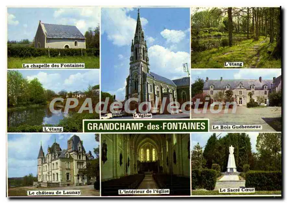 Grandchamp-des-Fontaines — panoramische uitzicht — Les Éditions du Gabier - Voorkant