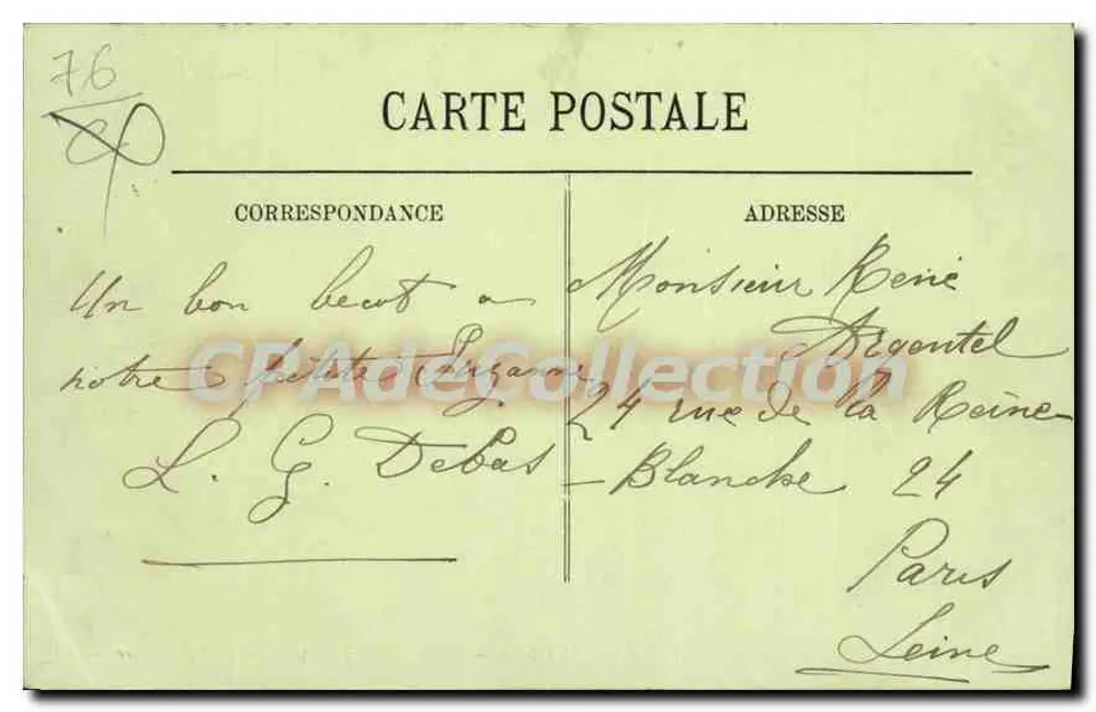 Bonsecours — A Linha do Tramway — O Funicular — LL - Verso