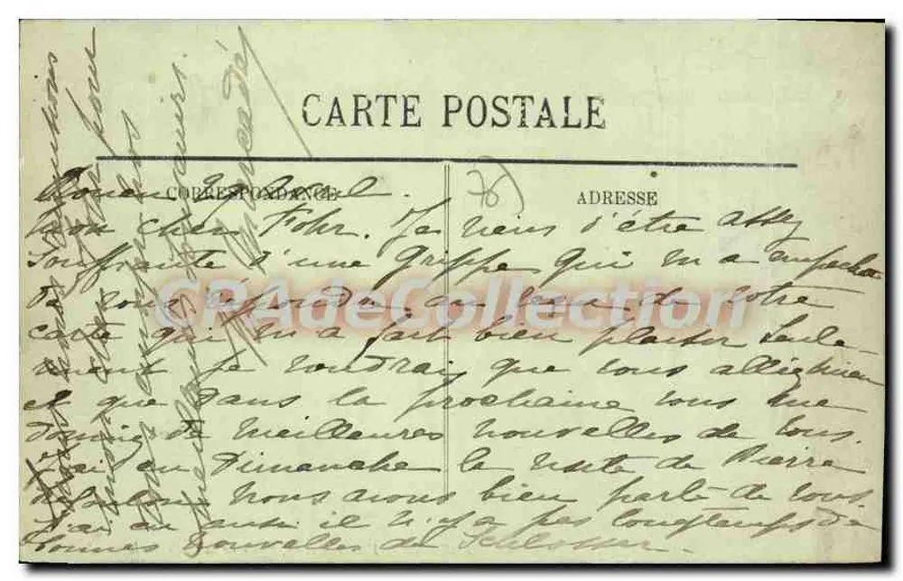 Rouen — Altes Haus, Kathedralenplatz — LL. — Serie 86 - Rückseite