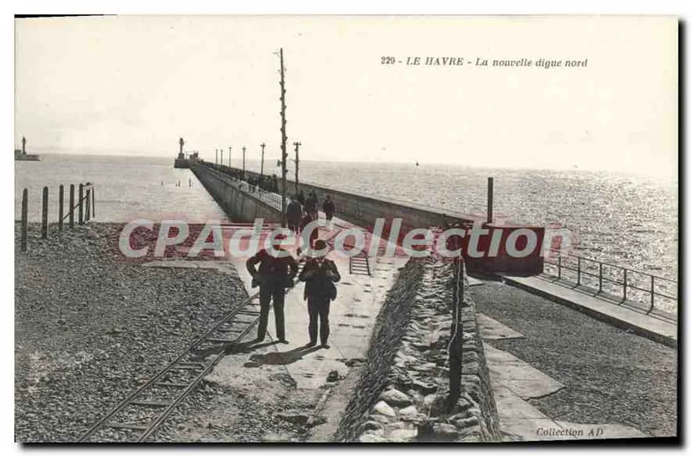 Le Havre — Die neue nördliche Dyke — Sammlung AD, n° 329 - Vorderseite