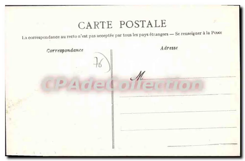 Le Havre — Die neue nördliche Dyke — Sammlung AD, n° 329 - Rückseite