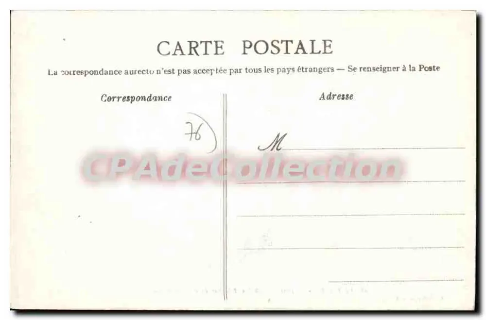 LE HAVRE - Place Gambetta und der Bassin du Commerce — Sammlung AD, Nr. 58 - Rückseite