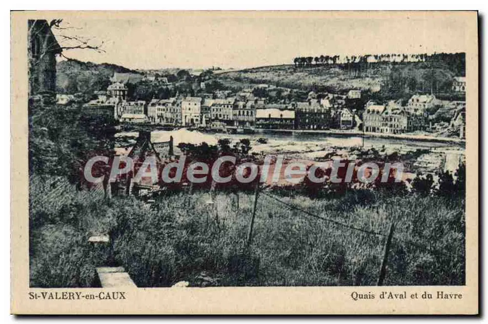 St-Valery-en-Caux — Kai von Aval und Havre — Verlag Clithé Létonin - Vorderseite