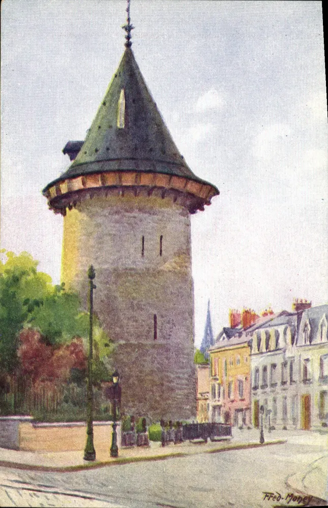 Torre de Jeanne d'Arc — Rouen — por Fred MONEY - Frente