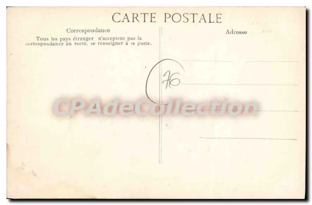 Fécamp — Die Digue-Promenade und der Boulevard des Bains — L. J. - Rückseite