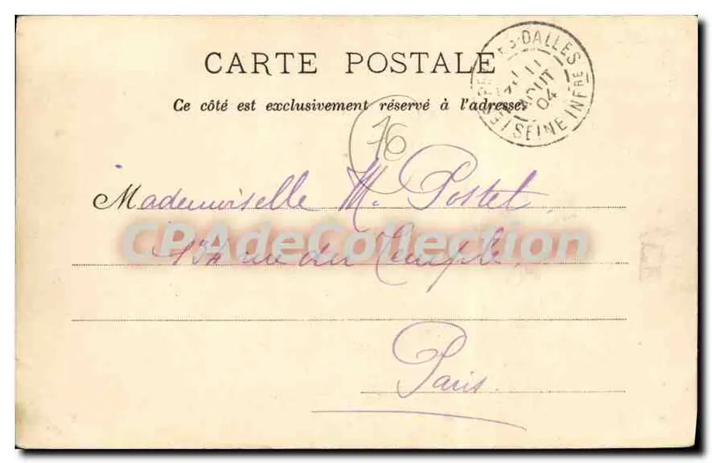 Auf der Durdent — Seine-Inférieure — L. J. — n°101 - Rückseite