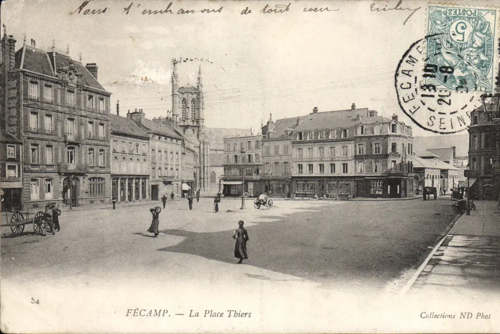 Fécamp — A Place Thiers — Collections ND Phot - Frente