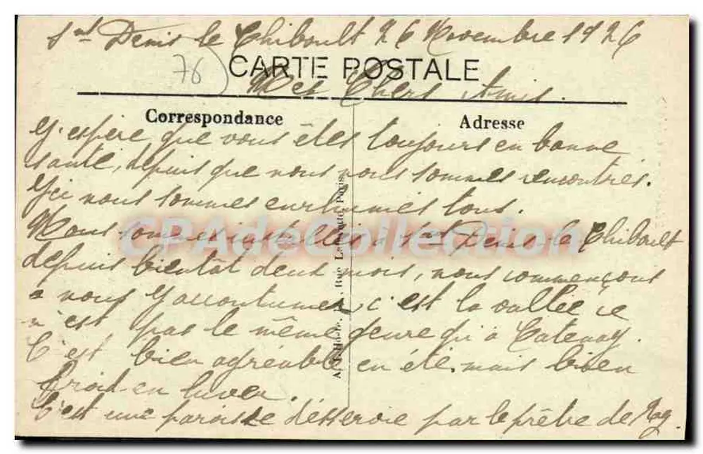 RY (Seine-Inf) - Le Porche — uitgever Marly, n°10 - Achterkant