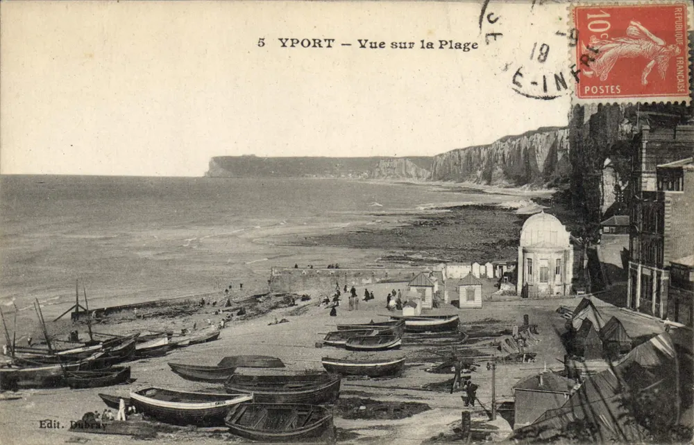 Yport — Vista da Praia — Edit. Dubray - Frente