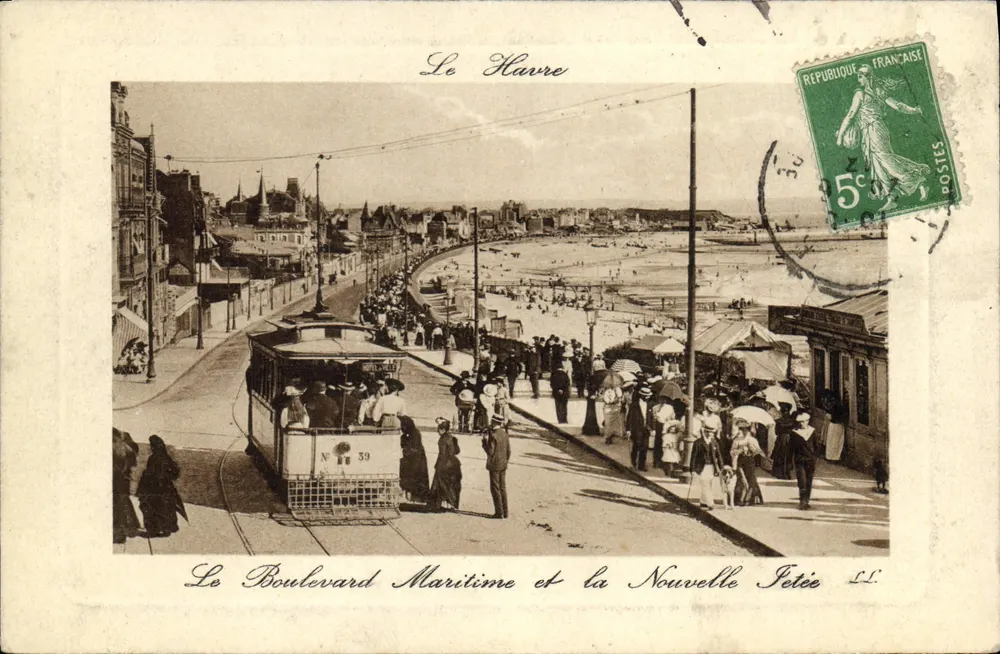 Le Havre — Der maritime Boulevard und die Neue Fête — Verlag LL - Vorderseite