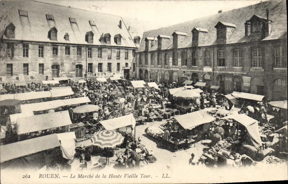 Rouen — Der Markt der Haute Vieille Tour — LL. Nr. 262 - Vorderseite