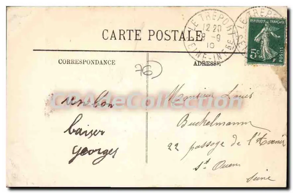 Le Tréport — A Nova Ponte — I.L. - Verso