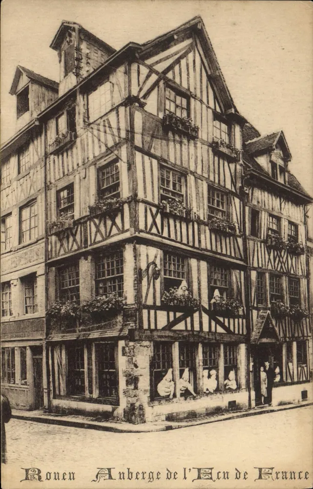 Anberge de l'Écu de France — Rouen — Verlag L'Écu de France - Vorderseite