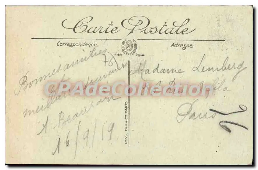 Rouen — Allgemeine Ansicht vom Saint-Ouen Kirchhof — LL. - Rückseite