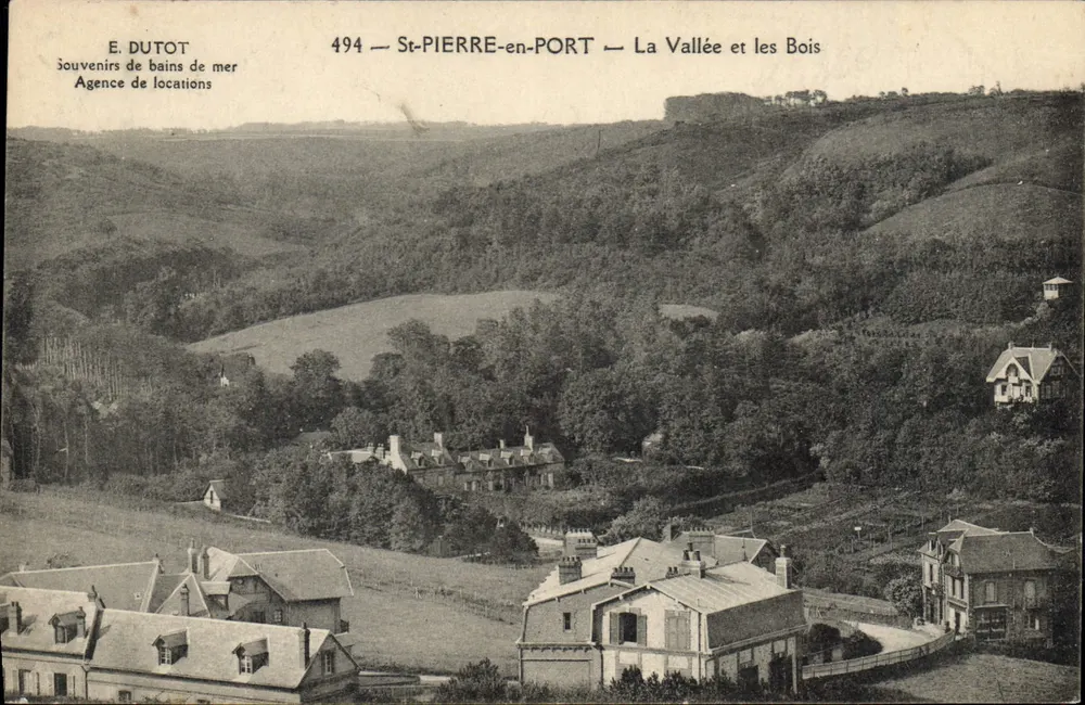 St-PIERRE-en-PORT — Die Tal- und Waldlandschaft — E. DUTOT, Vermietungsbüro - Vorderseite