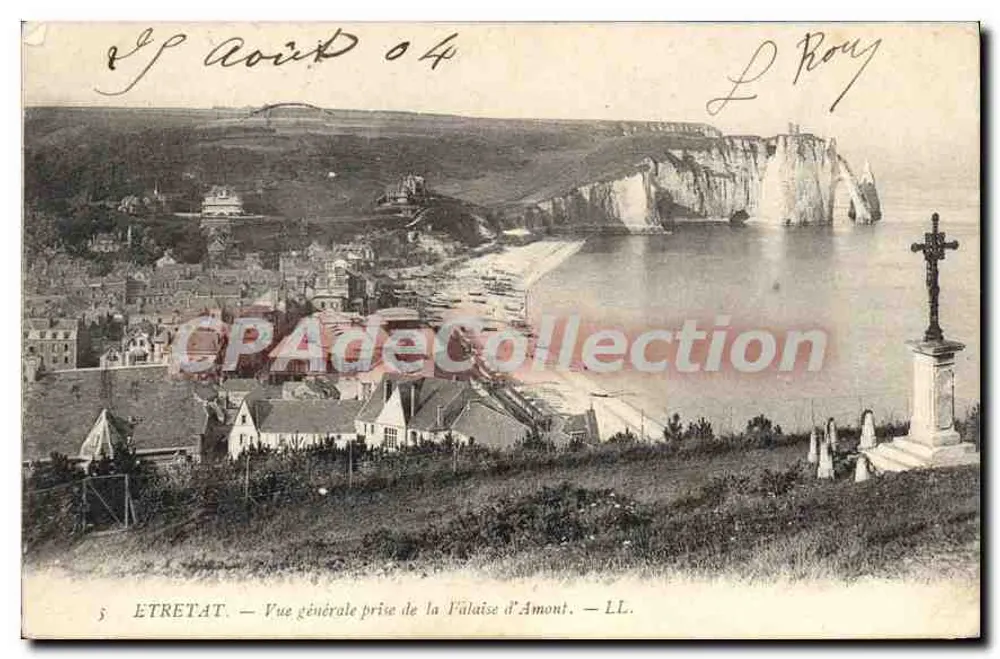 Etretat — Allgemeine Ansicht vom Amont-Felsen — LL. L. Roy - Vorderseite