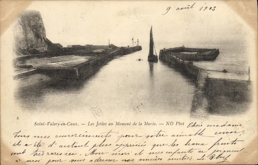 Saint-Valery-en-Caux — Die Molen zum Zeitpunkt der Flut — ND Phot - Vorderseite