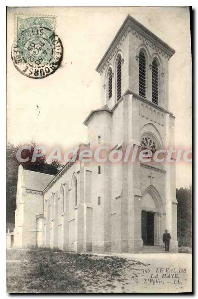 Le Val de La Haye — A Igreja — Editor L.L. n°398 - Frente