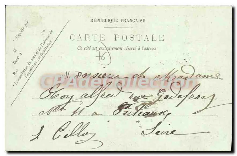 Dieppe — De Zeekantoor —n°82 - Achterkant