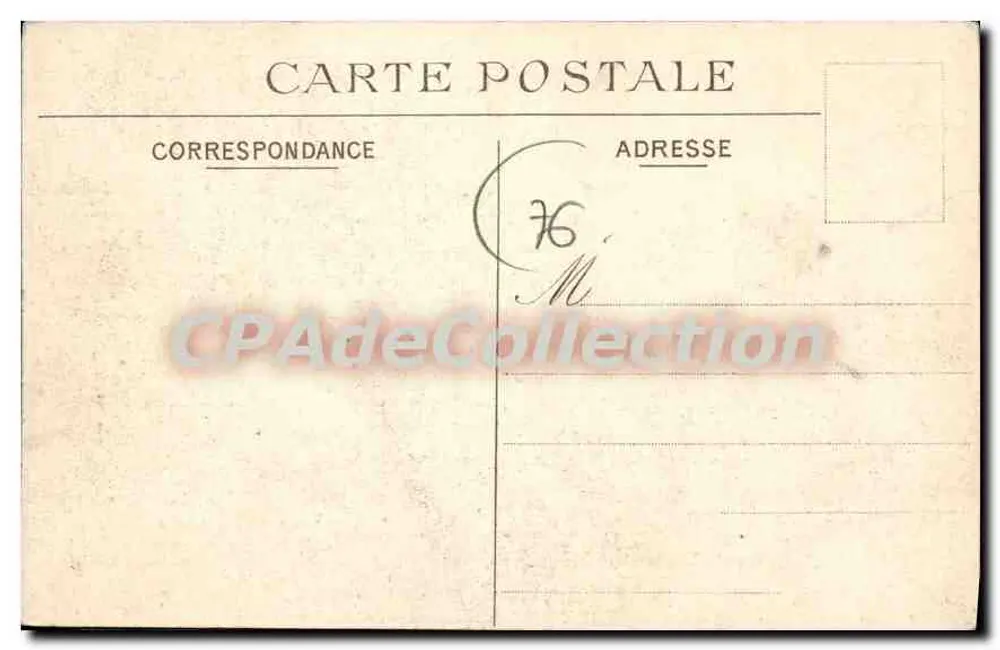 Le Tréport — O cais da República — n° 05 - Verso