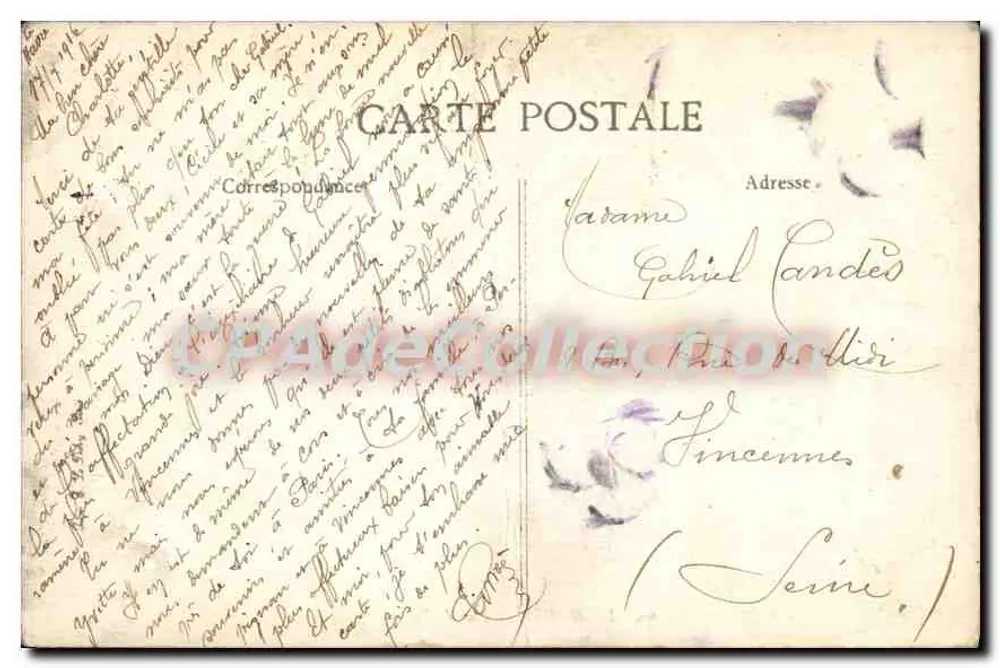 Le Havre — Rue de Paris — B.D. n°60 - Verso