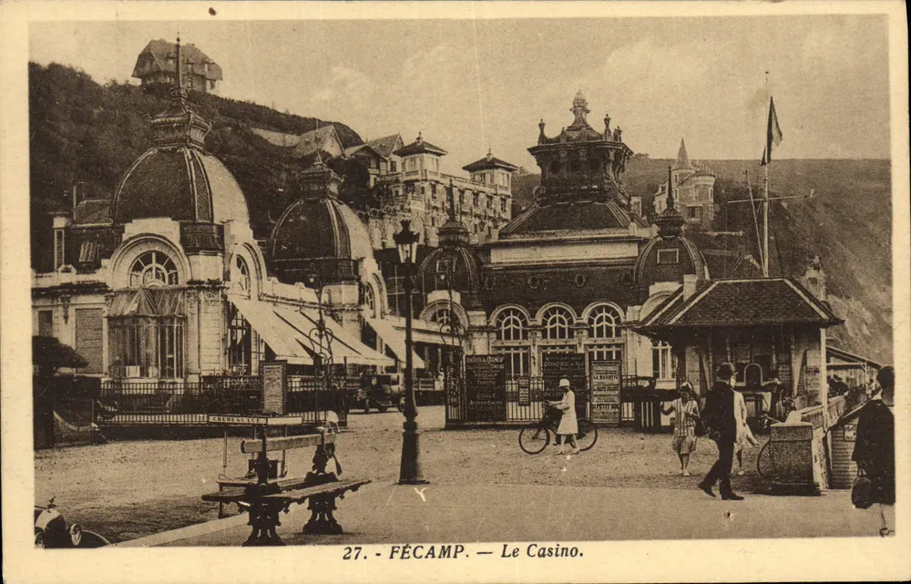 Fécamp — O Casino — Edição R. Leaglet, n°27 - Frente
