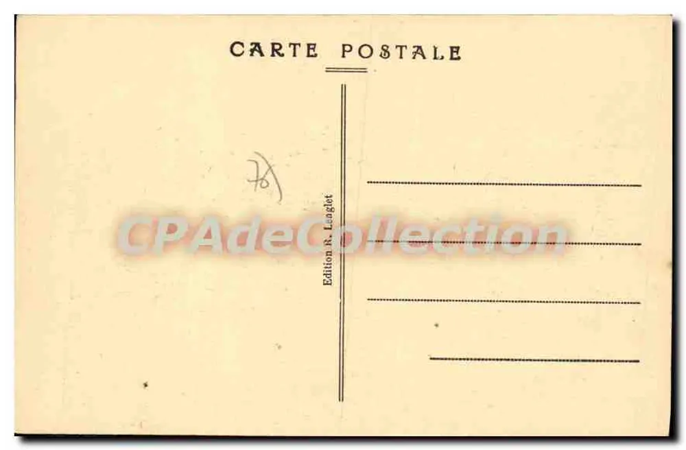 Fécamp — O Casino — Edição R. Leaglet, n°27 - Verso