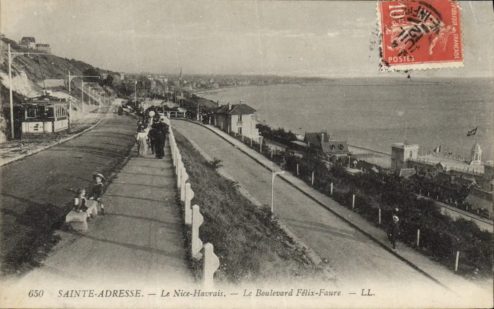 Sainte-Adresse — Der Nice-Havrais — Boulevard Félix-Faure — LL. - Vorderseite
