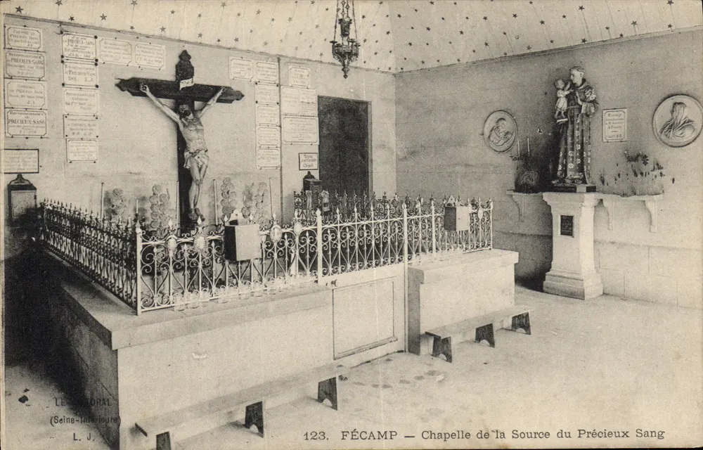 FÉCAMP — Kapelle der Quelle des Blutigen Schatzes — L. J. (Seine-Inférieure) n°123 - Vorderseite