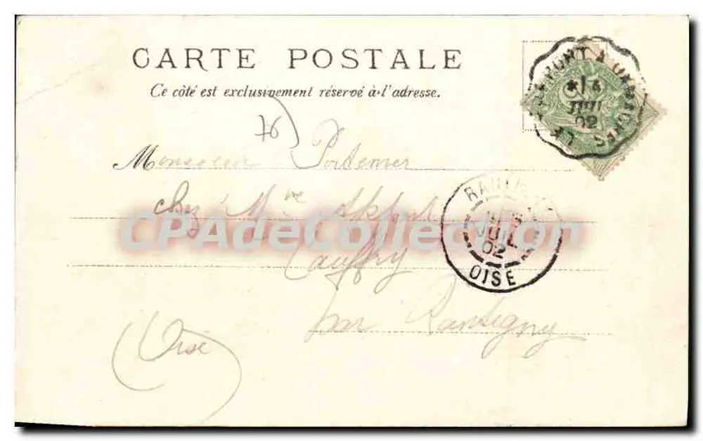 Le Tréport — A Peixaria — Y.P. No. 98 - Verso