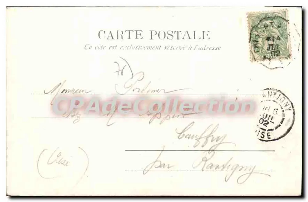 O Casino — Le Tréport — St. & Co. & D. 8873 - Verso