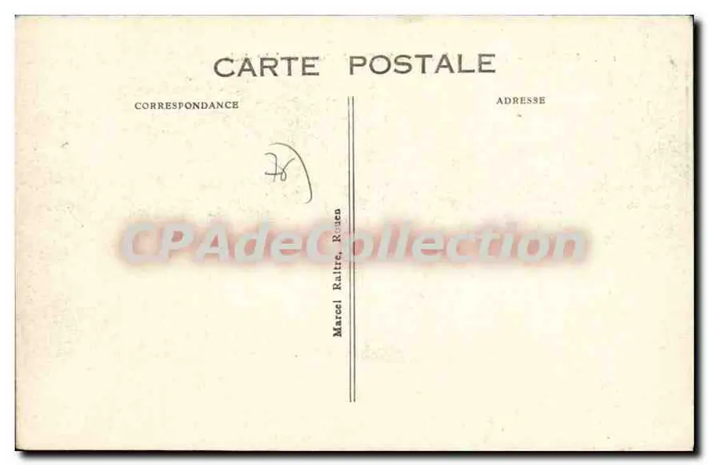 Rouen — Rue Saint-Romain — Alte Häuser aus dem 15. Jahrhundert - Rückseite