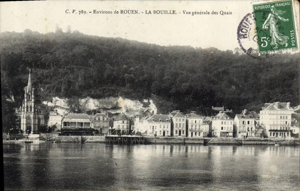 La Bouille — Allgemeiner Blick auf die Kais — C.V. 789 — Umgebung von Rouen - Vorderseite