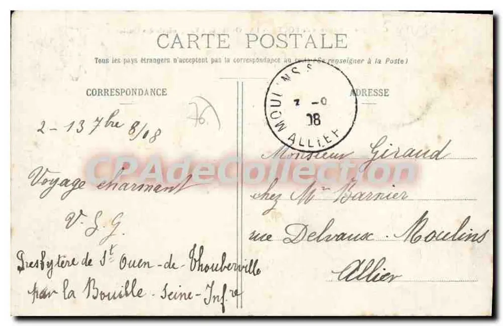 La Bouille — Allgemeiner Blick auf die Kais — C.V. 789 — Umgebung von Rouen - Rückseite