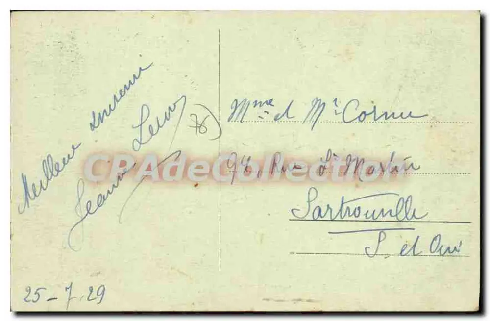 VEUULES-les-ROSES - Banhistas Transados — Coll. Guesdon - Verso