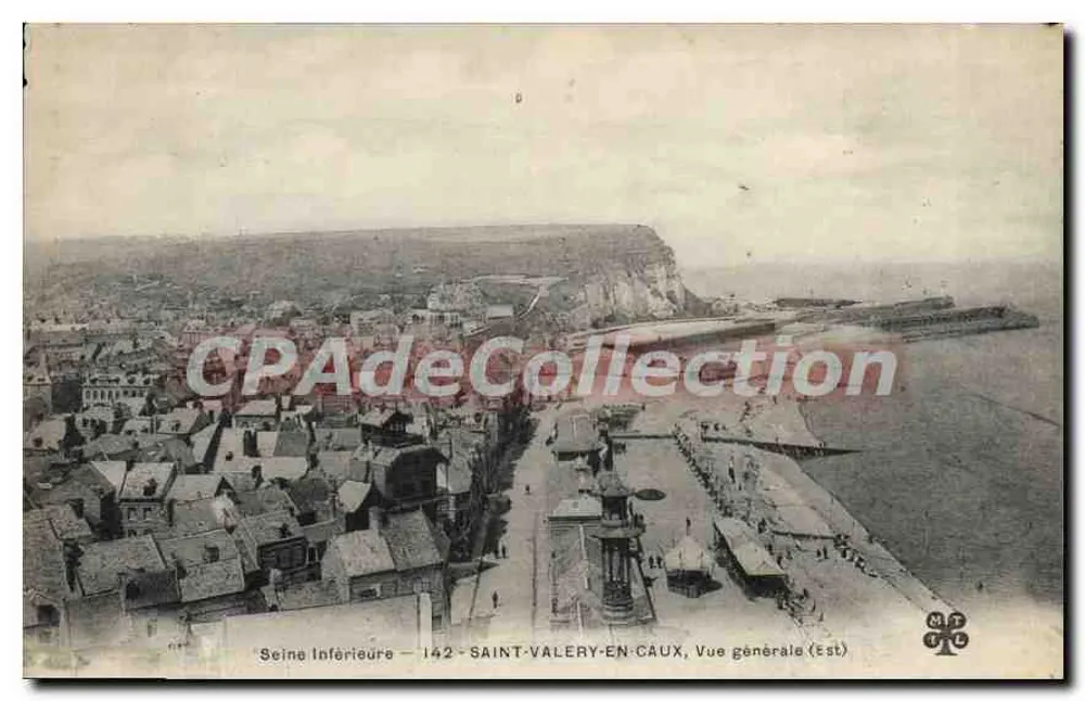 Saint-Valery-en-Caux — Allgemeiner Blick (Osten) — MTCL n°142 - Vorderseite