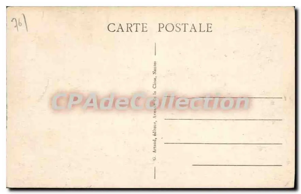 St-Palery-en-Gaux — As Cadeias — G. Arnaud, Nantes - Verso