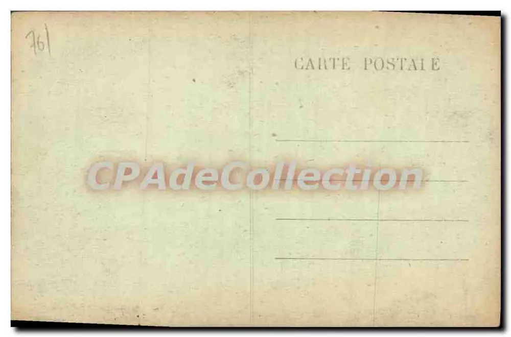 Yport — Ansicht vom oberen Kliff — Edit. des Galeries Yportaises, n°40 - Rückseite