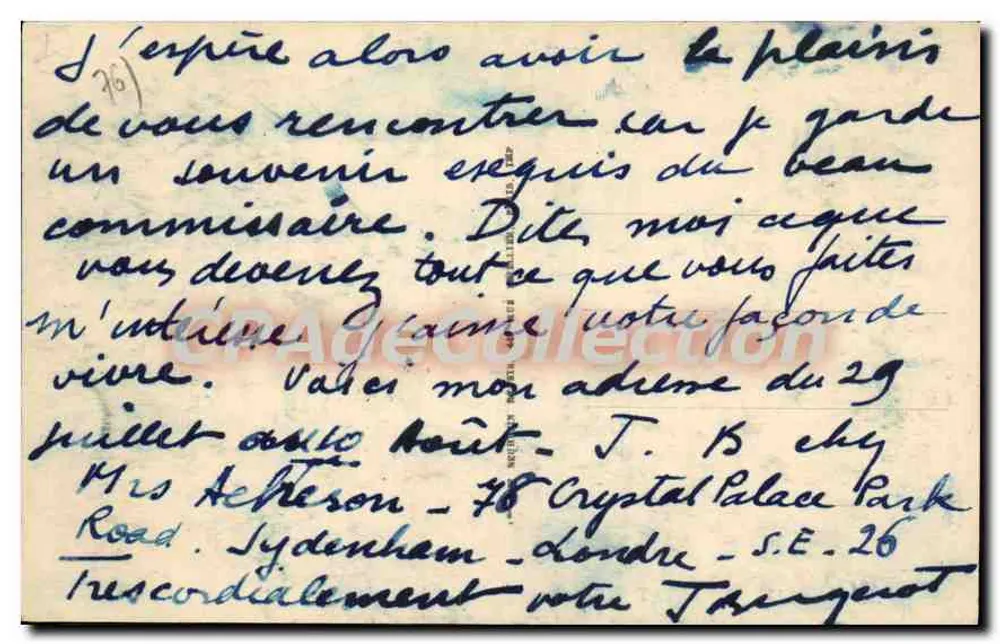 Etretat — Ansicht vom Teufelshorn — LL. — n° 137 - Rückseite