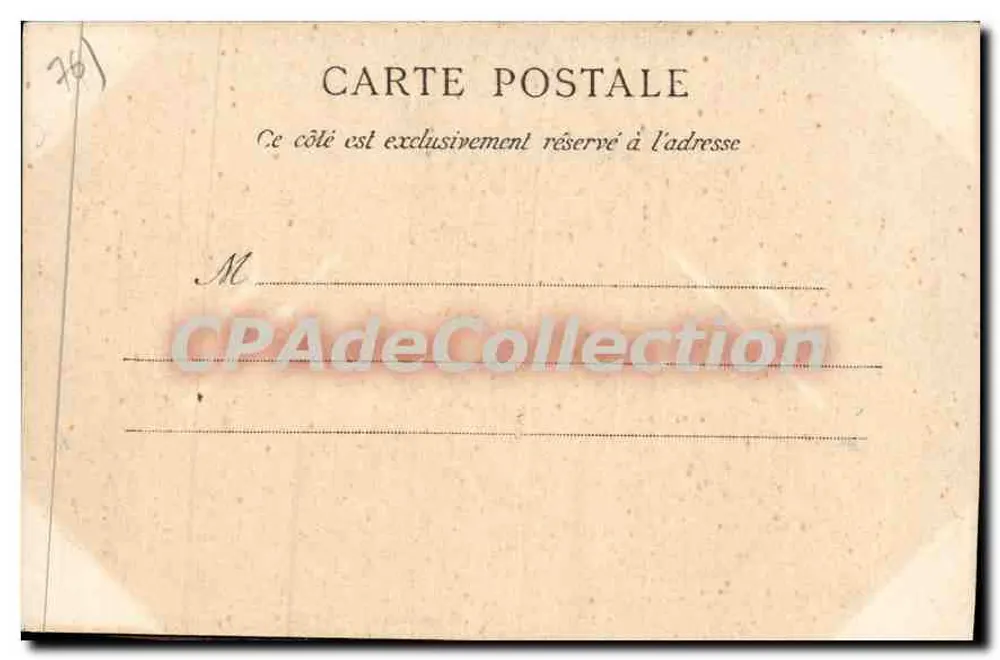 Arques-la-Bataille — Ruinen des Schlosses — Antike Ansichtskarte, Paris, n° 2328 - Rückseite