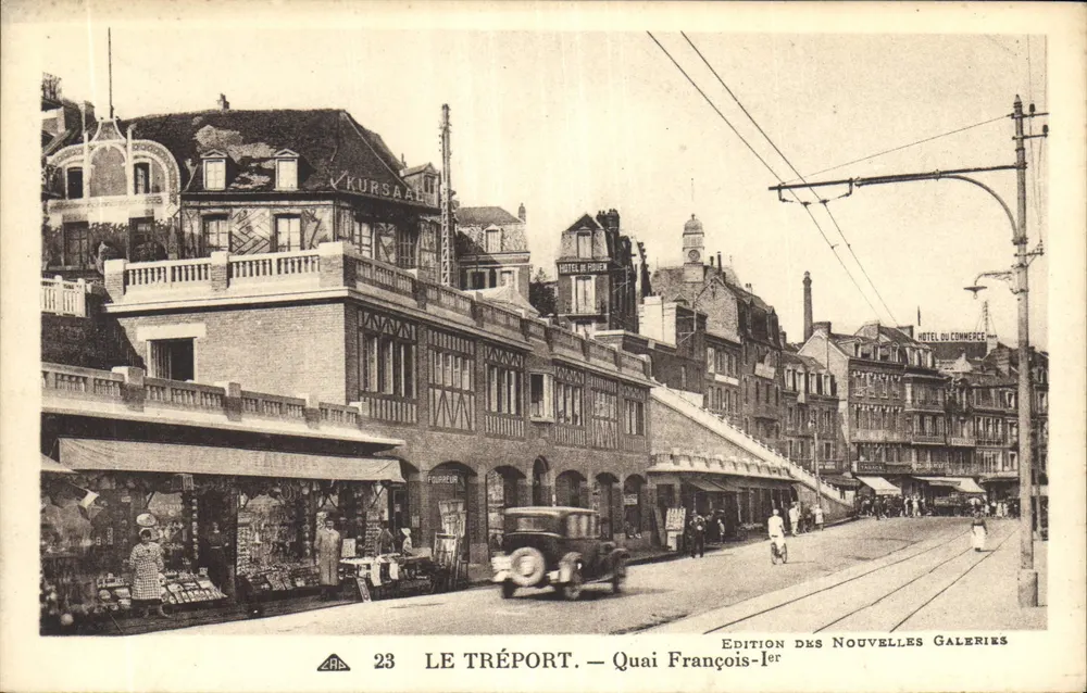 Le Tréport — Quai François-Ier — Edição das Novas Galerias - Frente