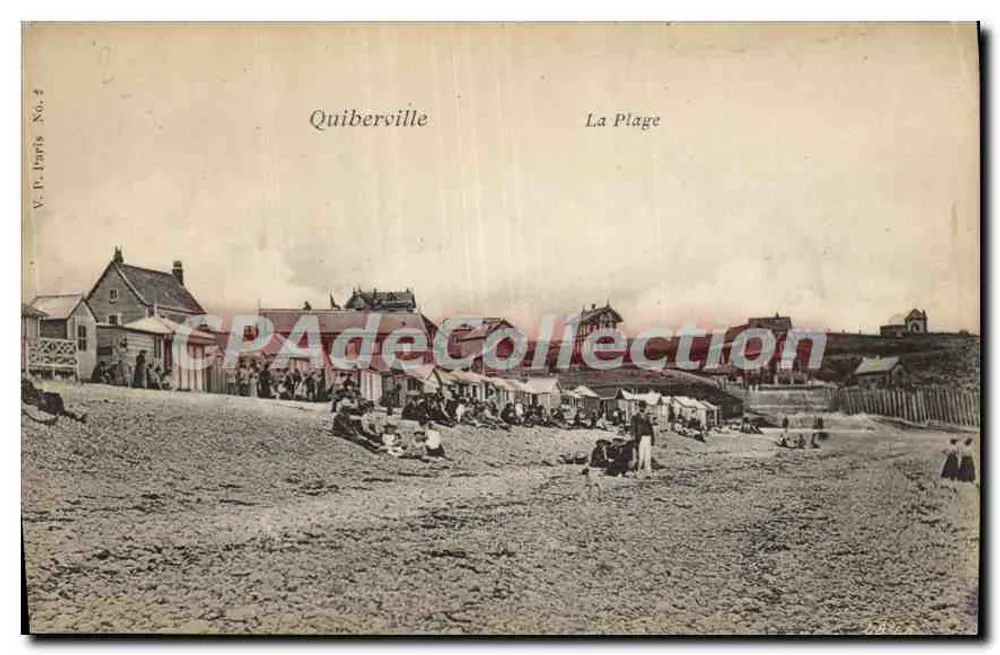 Quiberville — A Praia — V. Le Paris, No. 5 - Frente